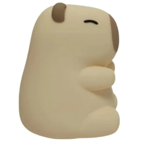 Akumulatorowa lampka nocna Kapibara ML2302 LED 0,45W 3000K RGB brązowy