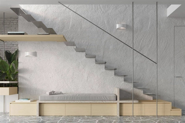 Biała lampa ścienna SL.1048 nowoczesny kinkiet do przedpokoju