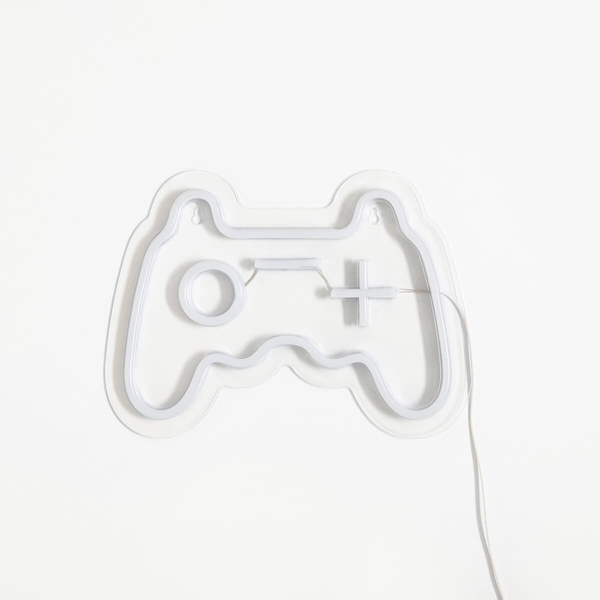Ledowa lampa na komodę Neon FM-WN67 Zumaline gamepad niebieska