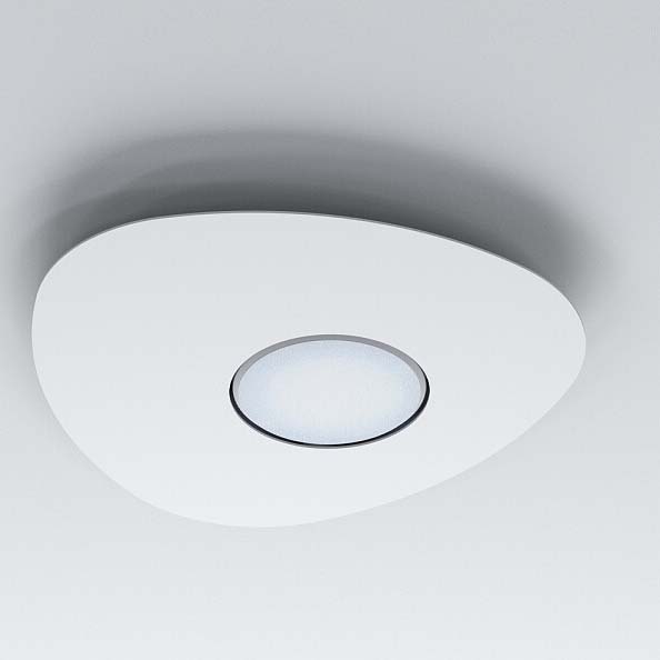 Sufitowa lampa nowoczesna Organic 8305 metalowy plafon biały hol
