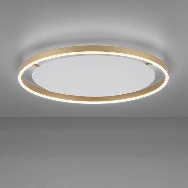 Pokojowa lampa sufitowa Ritus 15392-60 Just Light LED 28W 3000K pierścień mosiądz