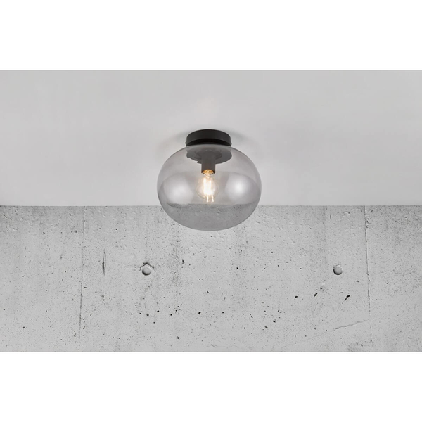 Sufitowa lampa szklana Alton 2010506047 czarny przydymiony