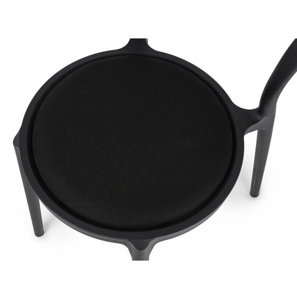 Krzesło do jadalni Slim PP-134A.BLACK do gabinetu czarne
