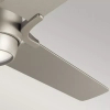 Lampa sufitowa z wentylatorem Zeus nikiel KLF-ZEUS-60-BN 12W 4000K