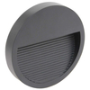 LAMPA schodowa Q8 LED 313744 Polux ścienna OPRAWA metalowa LED 3W 4000K okrągła IP44 grafitowa