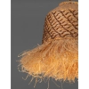 Wisząca lampa do salonu boho FANLIZA LE45359 frędzelki brązowa