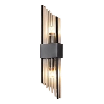 Kryształowy kinkiet ścienny Slash CGSLASH-5 COPEL góra-dół czarna