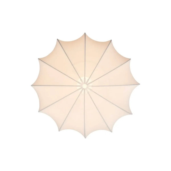 Materiałowa lampa sufitowa Aeron 2412206001 do sypialni biały