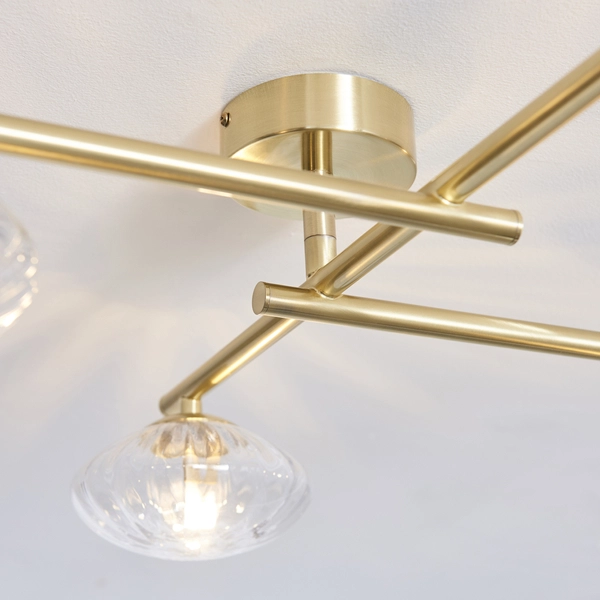Lampa przysufitowa balls L&-195009 Light& molekuły IP44 mosiądz OUTLET