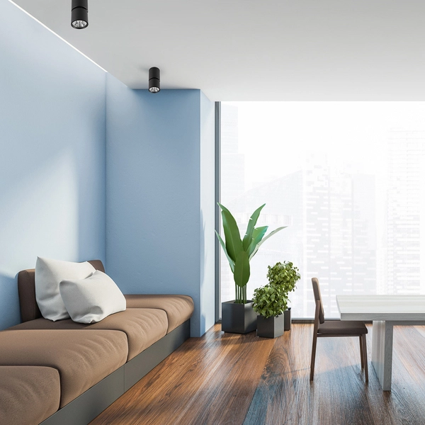 Sufitowa LAMPA plafon BONIVA SPL-2854-1-SC-BL Italux regulowana OPRAWA metalowy LED 5W 3000 K spot reflektorek czarne