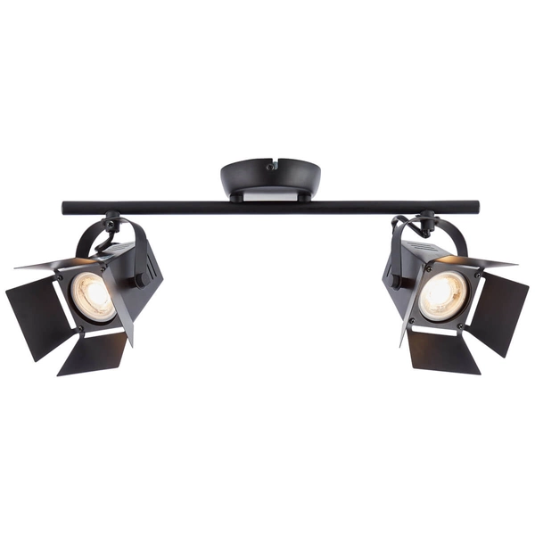 Metalowa lampa sufitowa Movie G08913/76 filmowe reflektory czarne matowe