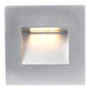 Ramka do lampy schodowej  Albus 99764 kwadratowa srebrna
