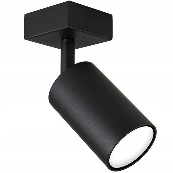 Czarny downlight SLP8114 minimalistyczny z regulacją do salonu