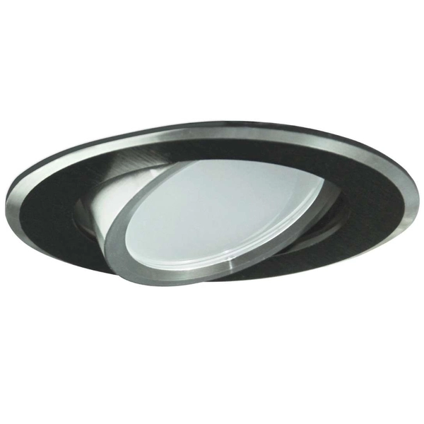 Podtynkowe LAMPY sufitowe SUN OLAL 305251 Polux zestaw 3 OPRAW okrągłych LED 10,5W 3000K do zabudowy czarne