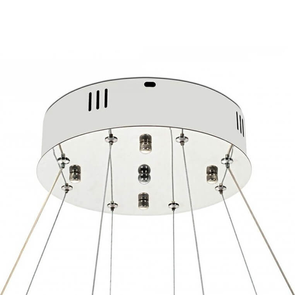 Ledowa wisząca lampa Wave MSE1501100197 Moosee 120W 3000K do jadalni chrom