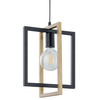 Nowoczesna LAMPA wisząca EDEN 32230 Sigma salonowy zwis metalowy czarny złoty