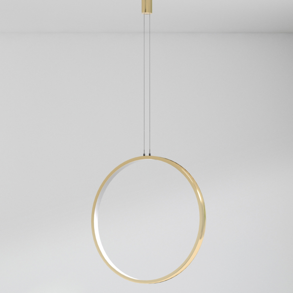 Lampa wisząca pierścień Massima AZ5256 LED 35W 3000K złoty