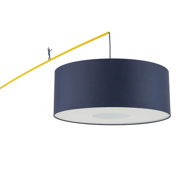 Stojąca lampa do sypialni POISE 11430 łukowa wielokolorowa