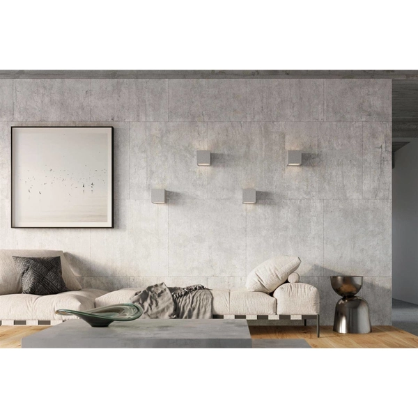 Betonowy kinkiet salonowy SL.0991 szara kostka lampa ścienna