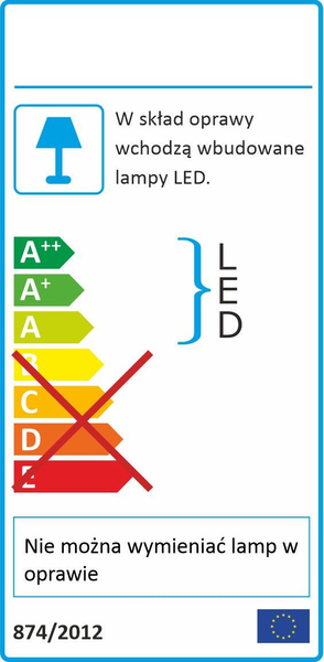 Wisząca lampa złota CRIMA OR80315 LED 6W Orlicki glamour do sypialni