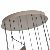 Metalowa lampa wisząca Nami ST-3602A-12 szara kaskada 12xLED 3000K 340cm