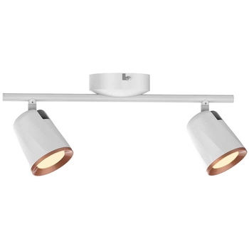 Regulowana LAMPA sufitowa SOLANGE 5046 Rabalux metalowa OPRAWA plafon LED 12W 3000K reflektorki tuby białe złote