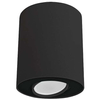 Lampa sufitowa metalowa oprawa tuba downlight czarna SET OUTLET