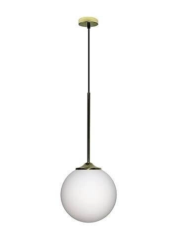 Modernistyczna lampa wisząca GLASGOW 50101281 szklana zwis złoty biały