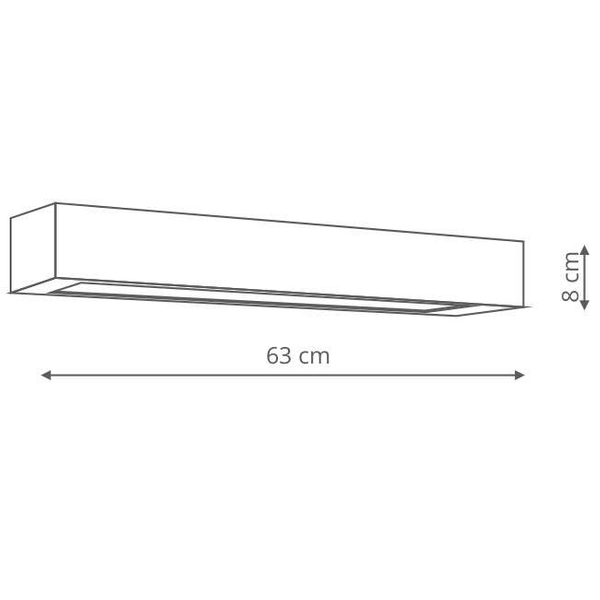 Kinkiet ścienny IBROS GS-LWA-9W BK CCT LED 9W 3000-6000K IP44 czarna