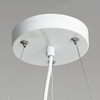 LAMPA wisząca REUS LP-8069/1P WH Light Prestige geometryczna OPRAWA okrągła zwis metalowy biały