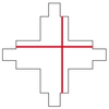 Krzyżowy X-ŁĄCZNIK 8701 Nowodvorski szynoprzewodu do 3-fazowej szyny natynkowej 230V biały