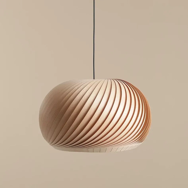 Wisząca lampa sypialniana Nature Light 1110G_L Aldex nad łóżko brązowa