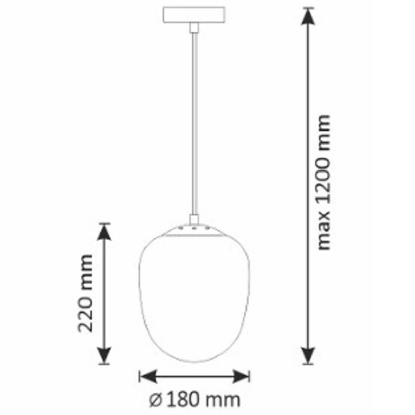 LAMPA wisząca LORA klasyczna OPRAWA szklany zwis chrom przezroczysty