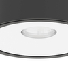Wpuszczana lampa sufitowa Neo Nero Slim KG + Ufo Bianco Orlicki Design okrągła czarna biała