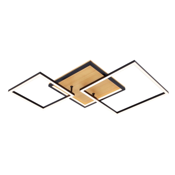 Lampa natynkowa Noris PLF-82738-38W-WO Italux LED 38W 3000K drewniany czarny