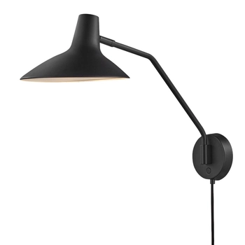 Lampa ścienna Darci 2120551003 DFTP do kuchni metalowa czarna