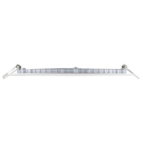 Podtynkowa LAMPA sufitowa SLIM LED C 02812 Ideus okrągła OPRAWA metalowa LED 15W 2700K wpust biały