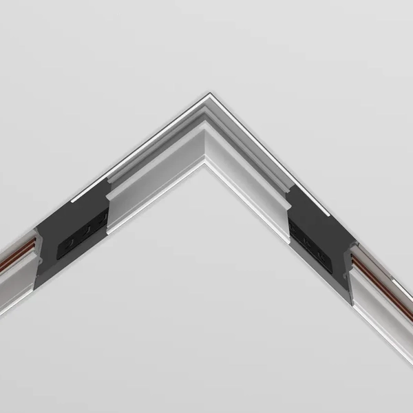 Narożny łącznik do szyn magnetycznych Exility TRA034CL-42.12W biały