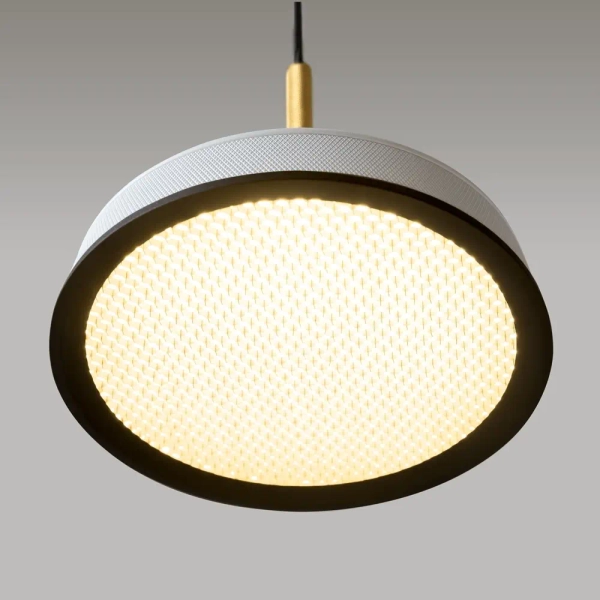 Minimalistyczna wisząca lampa El MOD041PL-L15WG3K LED 12W 3000K biała