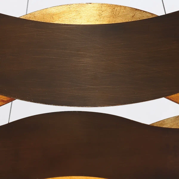 Lampa wisząca Vaughan QN-VAUGHAN-P-L-BRZ-GD LED 105W 3000K brązowa złota