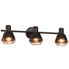 Kinkiet LAMPA ścienna NERIA 93-82572 Candellux loftowa OPRAWA metalowe reflektorki regulowane czarne miedziane
