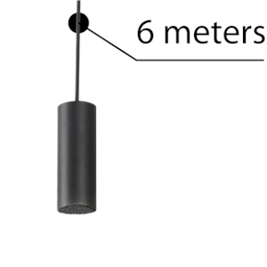 Loftowy moduł wiszący Ziko AZ3116 Azzardo przewód z oprawą E27 czarny
