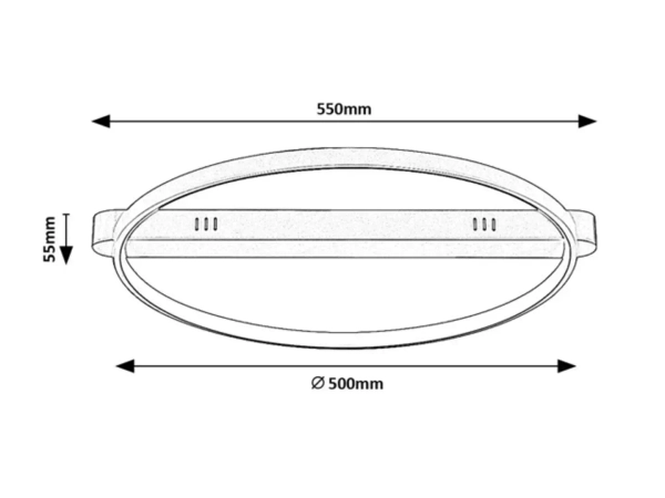 Ringowa sufitowa lampa Beliza 71347 LED 45W 3000K złoty