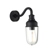 Metalowa lampa elewacyjna L&-195886 IP44 czarny przezroczysty