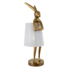 Lampka stojąca na szafkę Haas TL0107-M Yaskr królik biały złoty