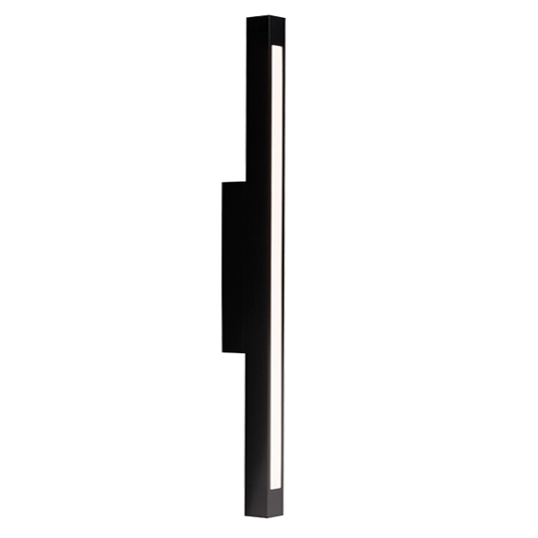 LAMPA ścienna OTARU 8629 Shilo prostokątna OPRAWA kinkiet LED 16 W 4000K belka czarna