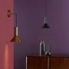 Loftowa lampa wisząca Ragnar RAG0122 do jadalni stożek czarny