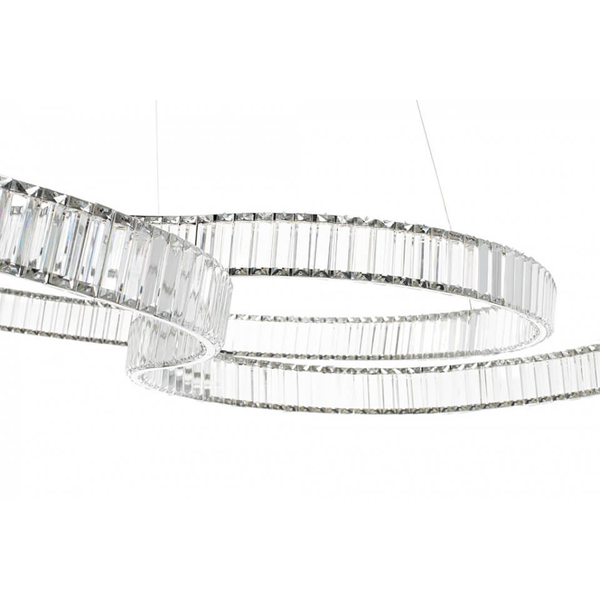 Wisząca lampa salonowa Wave MSE1501100198 Moosee LED 120W 3000K chrom
