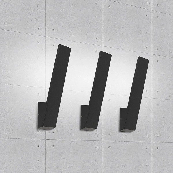 Zewnętrzna LAMPA ścienna ZOA LED 10W 3000K 9421 Nowodvorski prostokątna OPRAWA metalowa IP54 grafitowa