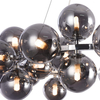 LAMPA wisząca DALLAS MOD548PL-25CH Maytoni szklana OPRAWA modernistyczny ZWIS molekuły chrom przydymione